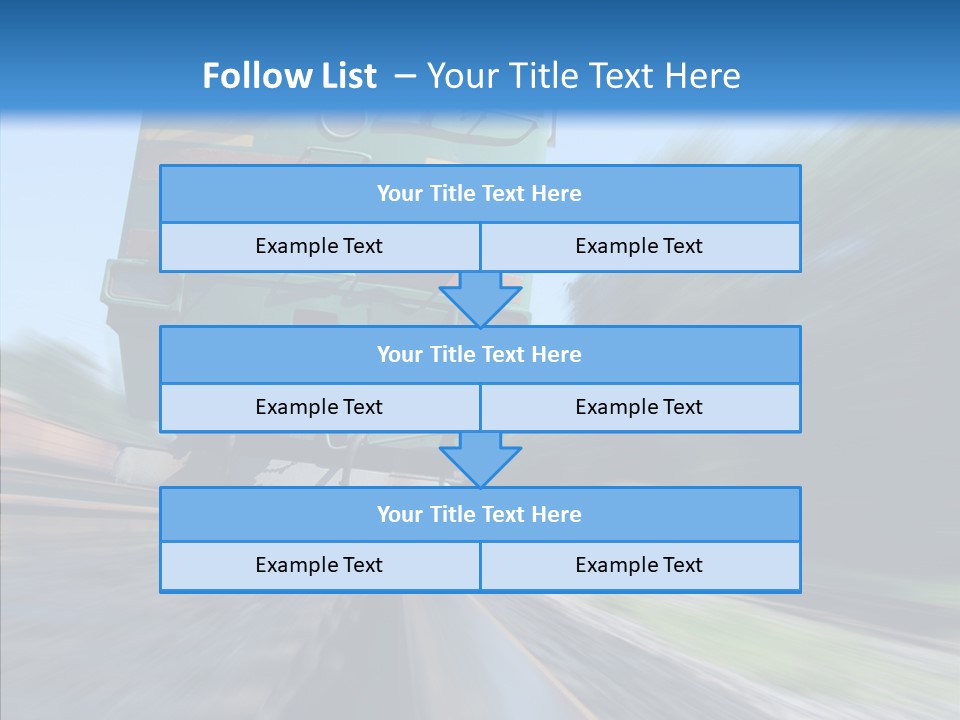 Motion Train Ukraine PowerPoint Template