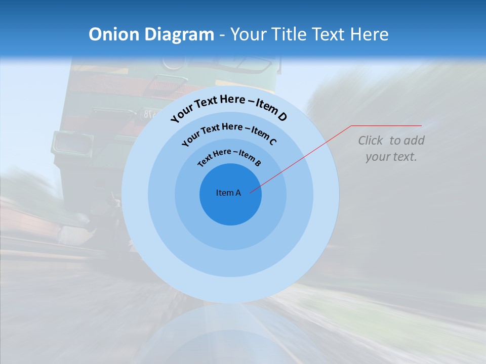 Motion Train Ukraine PowerPoint Template