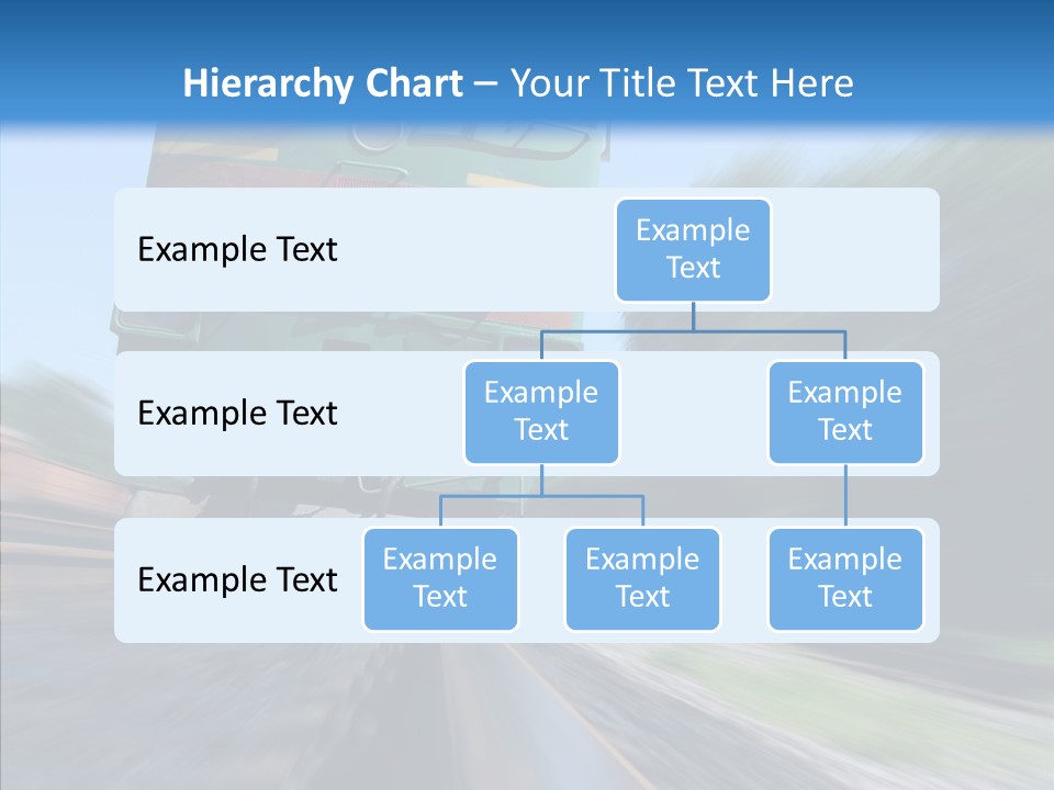 Motion Train Ukraine PowerPoint Template