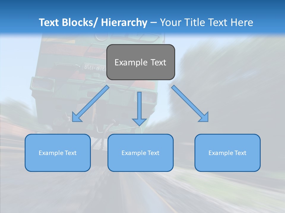 Motion Train Ukraine PowerPoint Template
