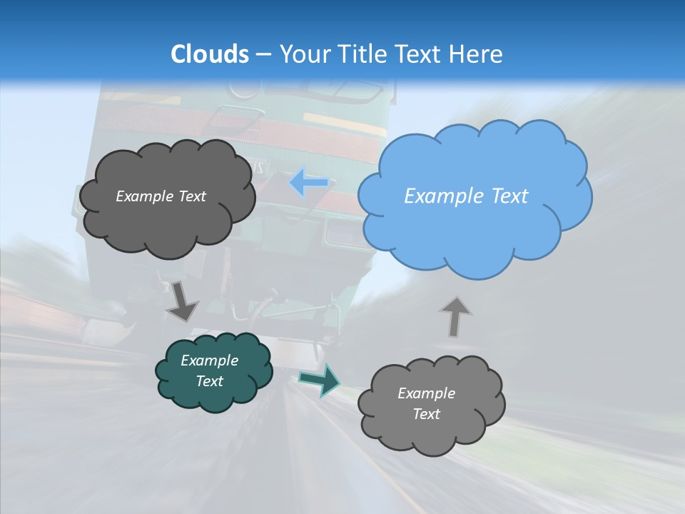 Motion Train Ukraine PowerPoint Template