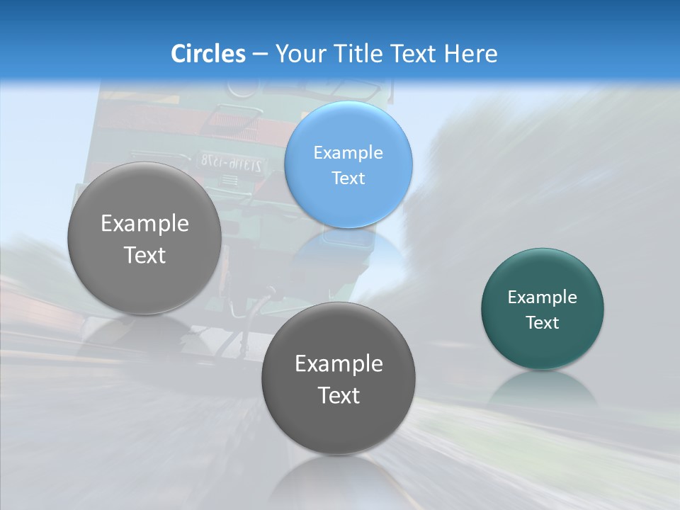 Motion Train Ukraine PowerPoint Template