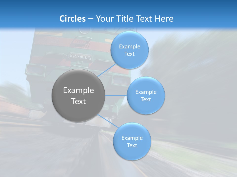 Motion Train Ukraine PowerPoint Template