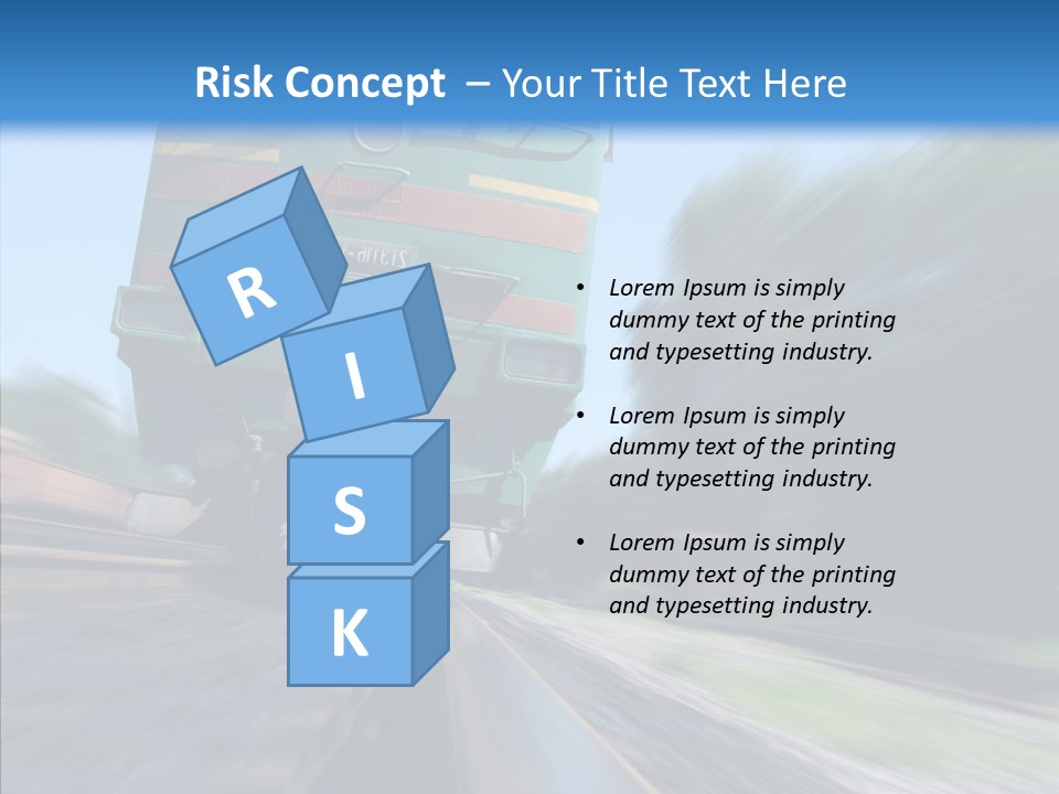 Motion Train Ukraine PowerPoint Template