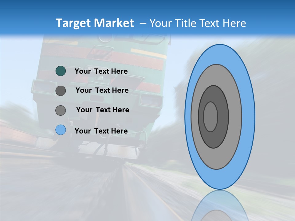 Motion Train Ukraine PowerPoint Template