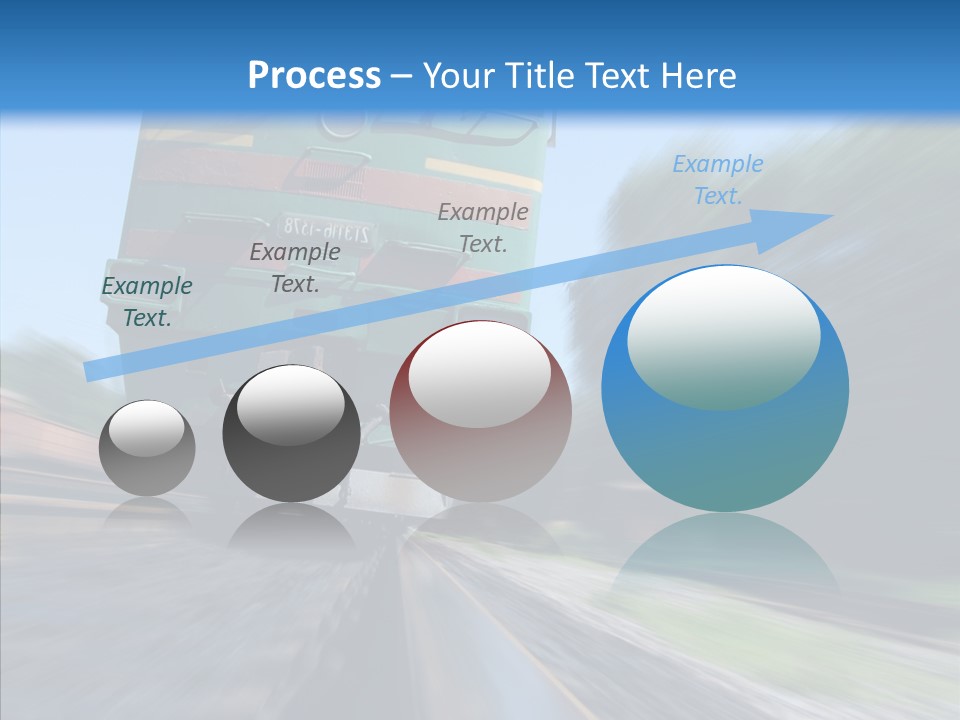 Motion Train Ukraine PowerPoint Template
