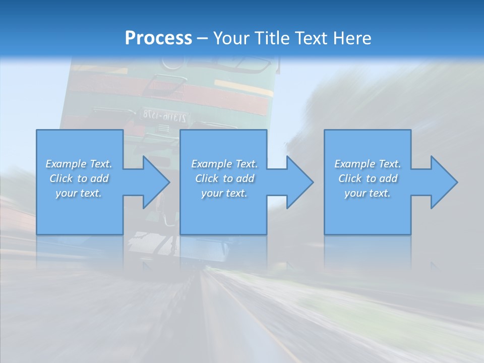 Motion Train Ukraine PowerPoint Template
