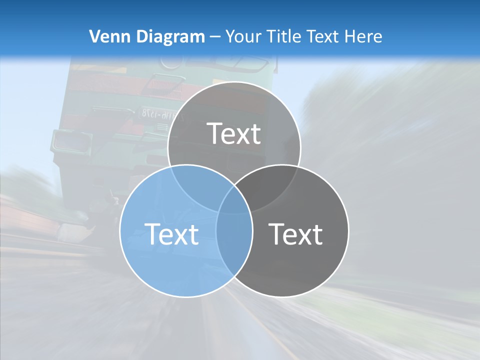 Motion Train Ukraine PowerPoint Template