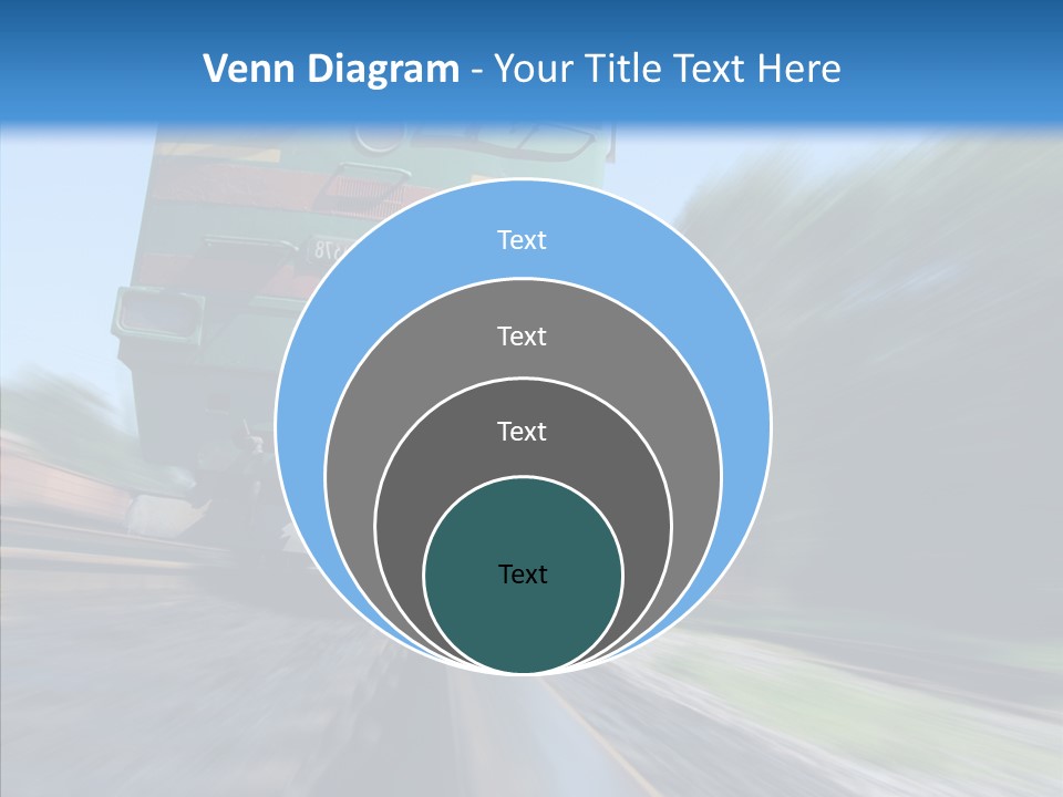 Motion Train Ukraine PowerPoint Template
