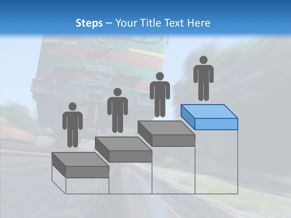 Motion Train Ukraine PowerPoint Template