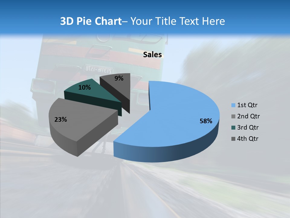 Motion Train Ukraine PowerPoint Template