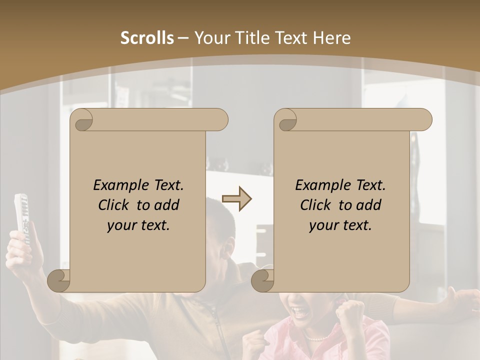 Score Image Photograph PowerPoint Template