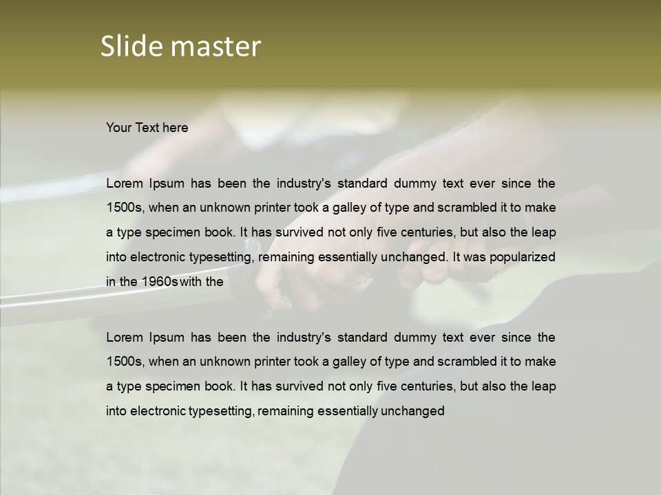 Men Arts Ken Do PowerPoint Template