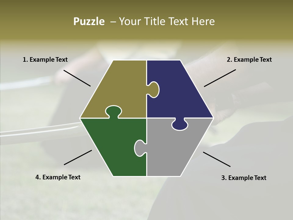 Men Arts Ken Do PowerPoint Template