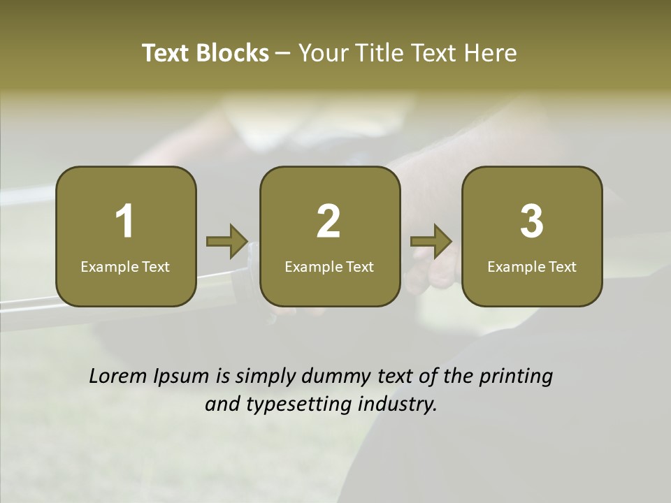 Men Arts Ken Do PowerPoint Template