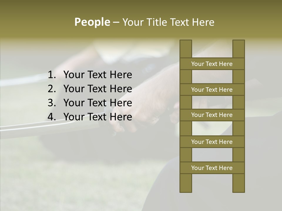 Men Arts Ken Do PowerPoint Template