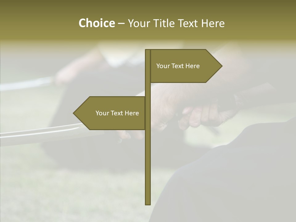 Men Arts Ken Do PowerPoint Template