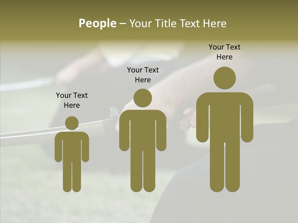 Men Arts Ken Do PowerPoint Template