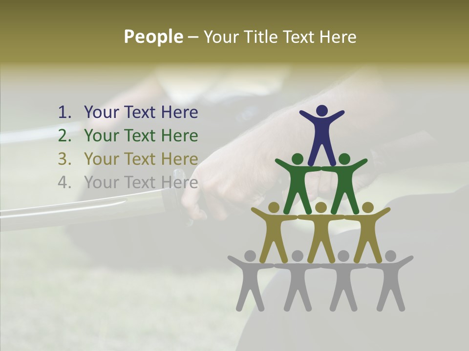 Men Arts Ken Do PowerPoint Template