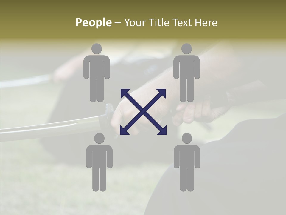 Men Arts Ken Do PowerPoint Template