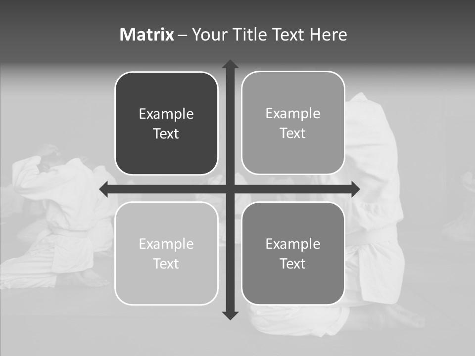 Mature Black Self PowerPoint Template