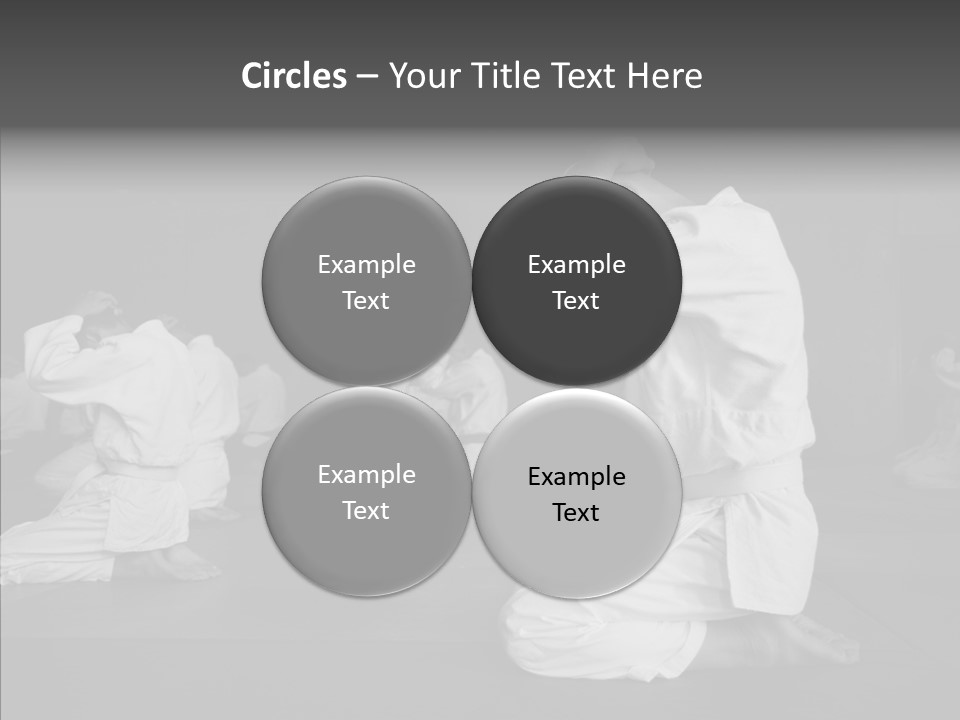 Mature Black Self PowerPoint Template