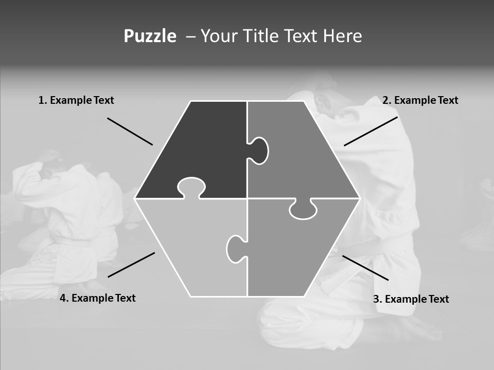 Mature Black Self PowerPoint Template