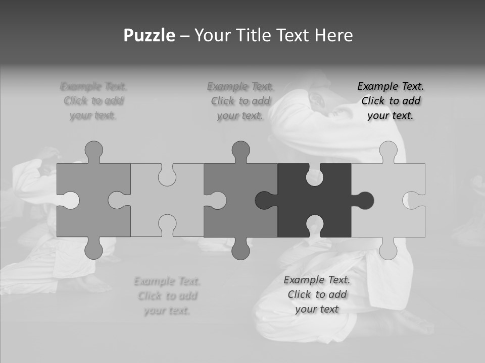 Mature Black Self PowerPoint Template