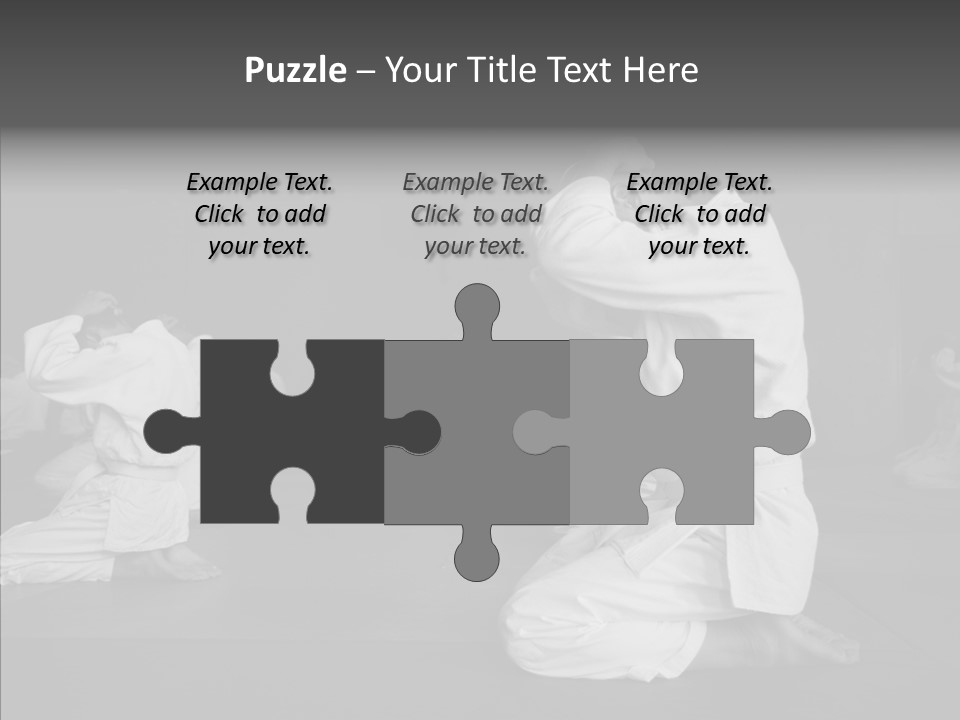 Mature Black Self PowerPoint Template