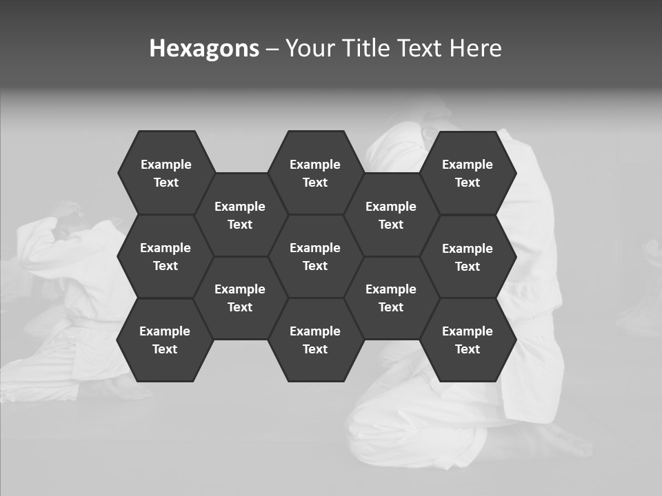 Mature Black Self PowerPoint Template