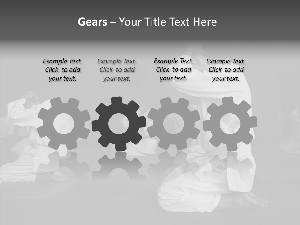 Mature Black Self PowerPoint Template