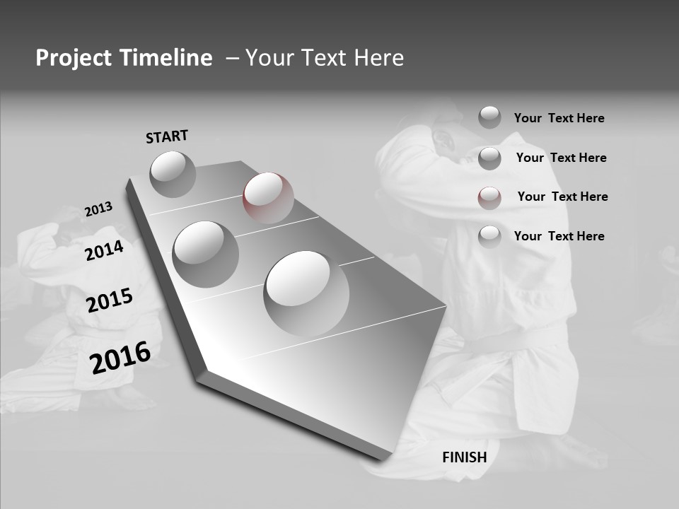 Mature Black Self PowerPoint Template