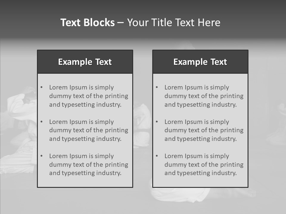 Mature Black Self PowerPoint Template