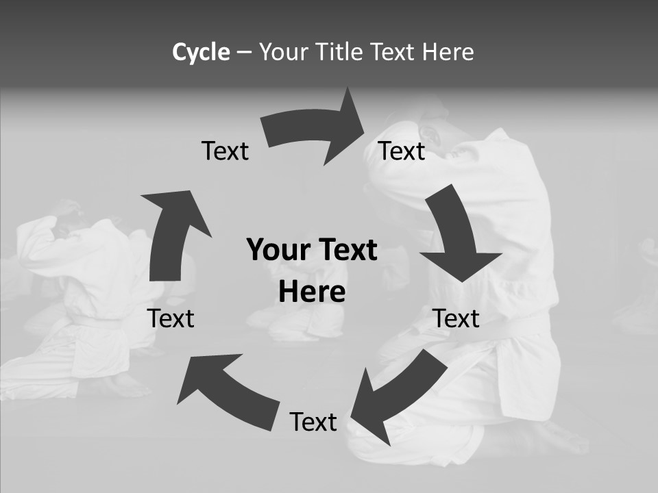 Mature Black Self PowerPoint Template