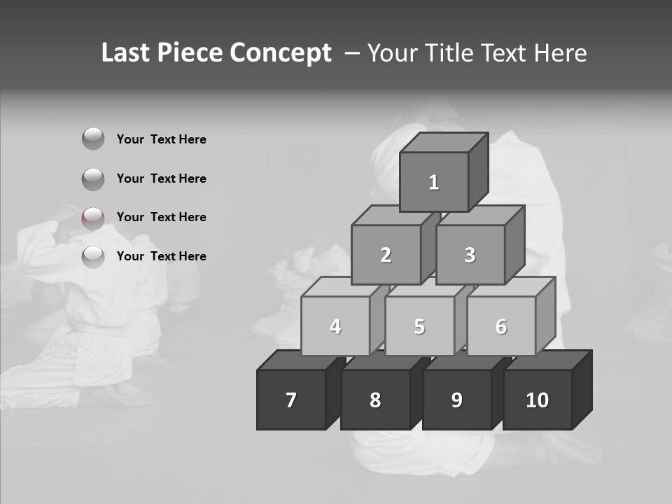 Mature Black Self PowerPoint Template