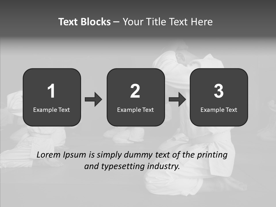 Mature Black Self PowerPoint Template
