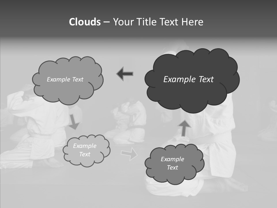 Mature Black Self PowerPoint Template