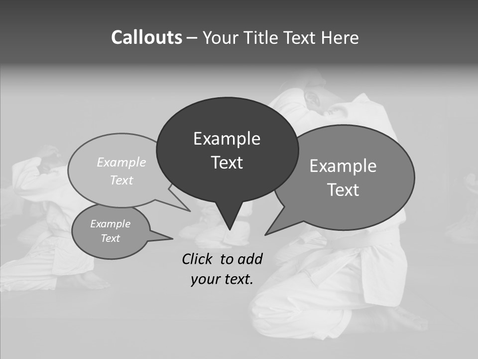 Mature Black Self PowerPoint Template