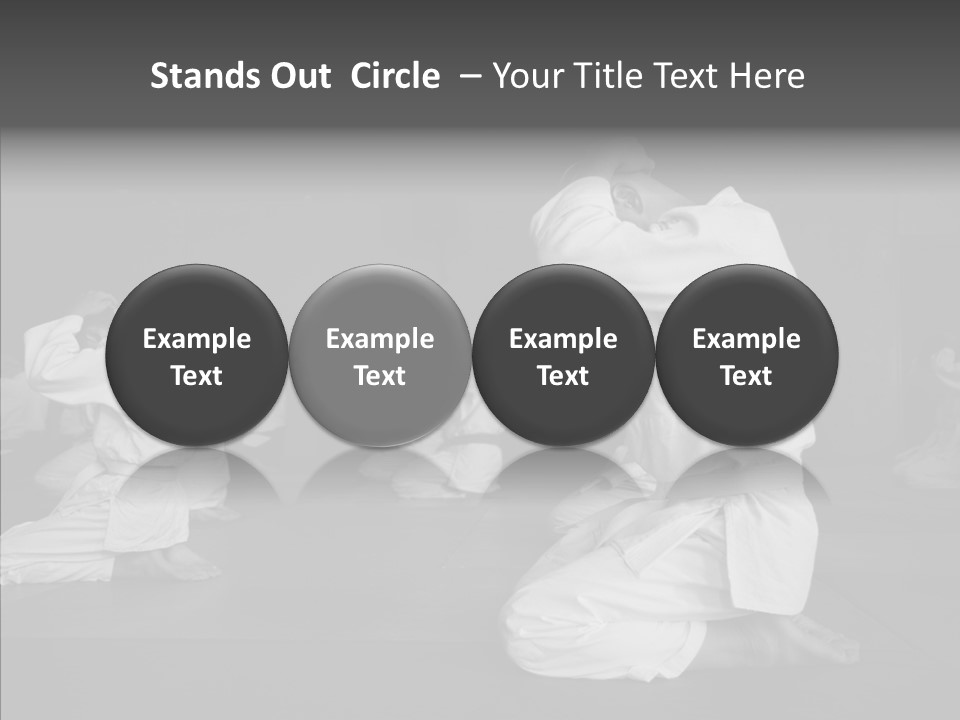Mature Black Self PowerPoint Template