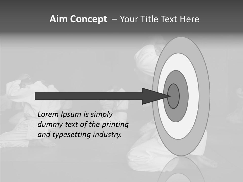 Mature Black Self PowerPoint Template