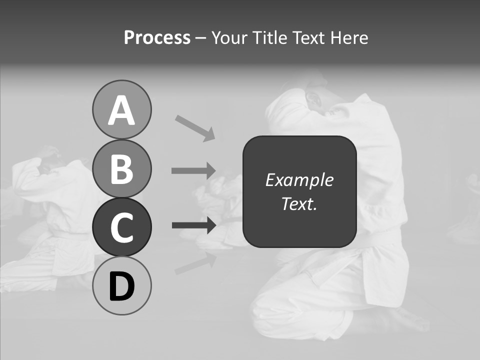 Mature Black Self PowerPoint Template