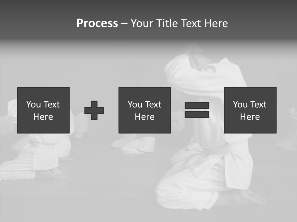 Mature Black Self PowerPoint Template