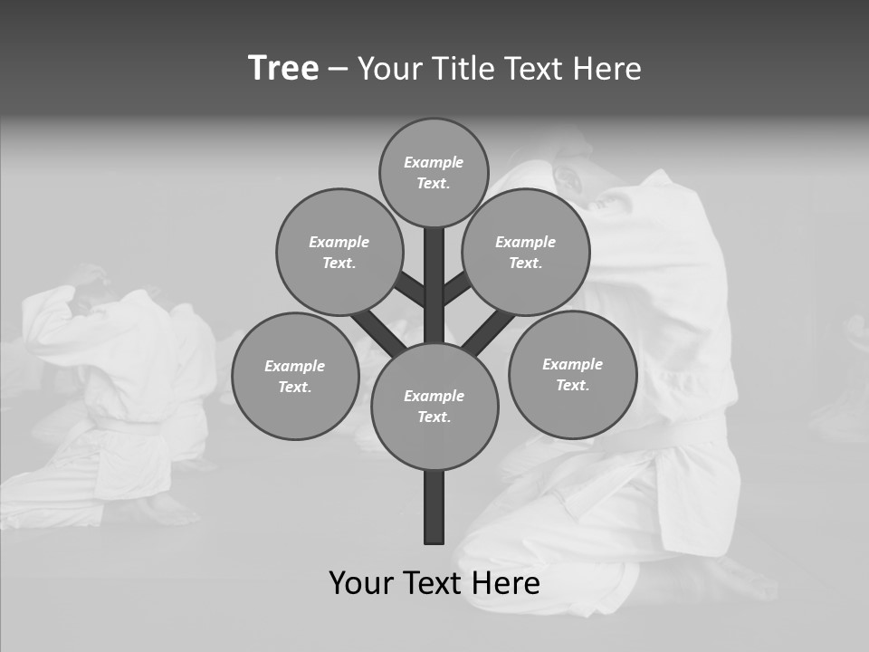 Mature Black Self PowerPoint Template