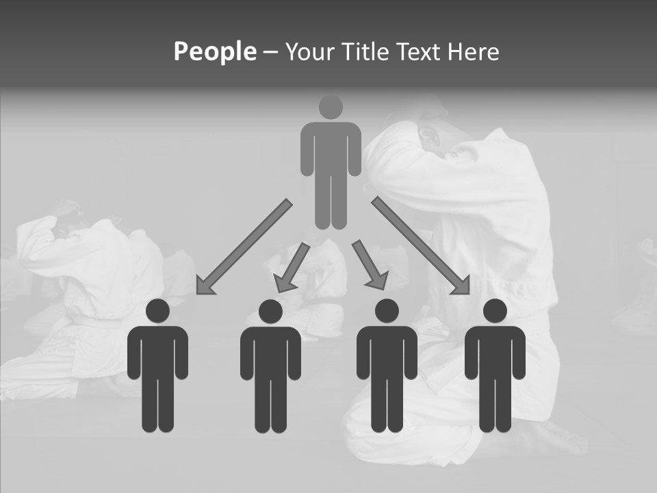 Mature Black Self PowerPoint Template