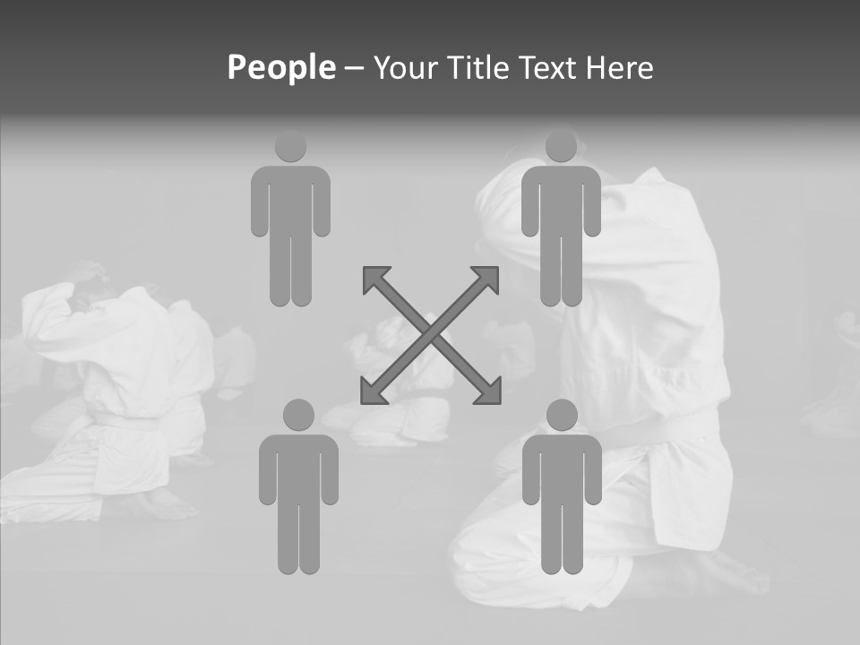 Mature Black Self PowerPoint Template