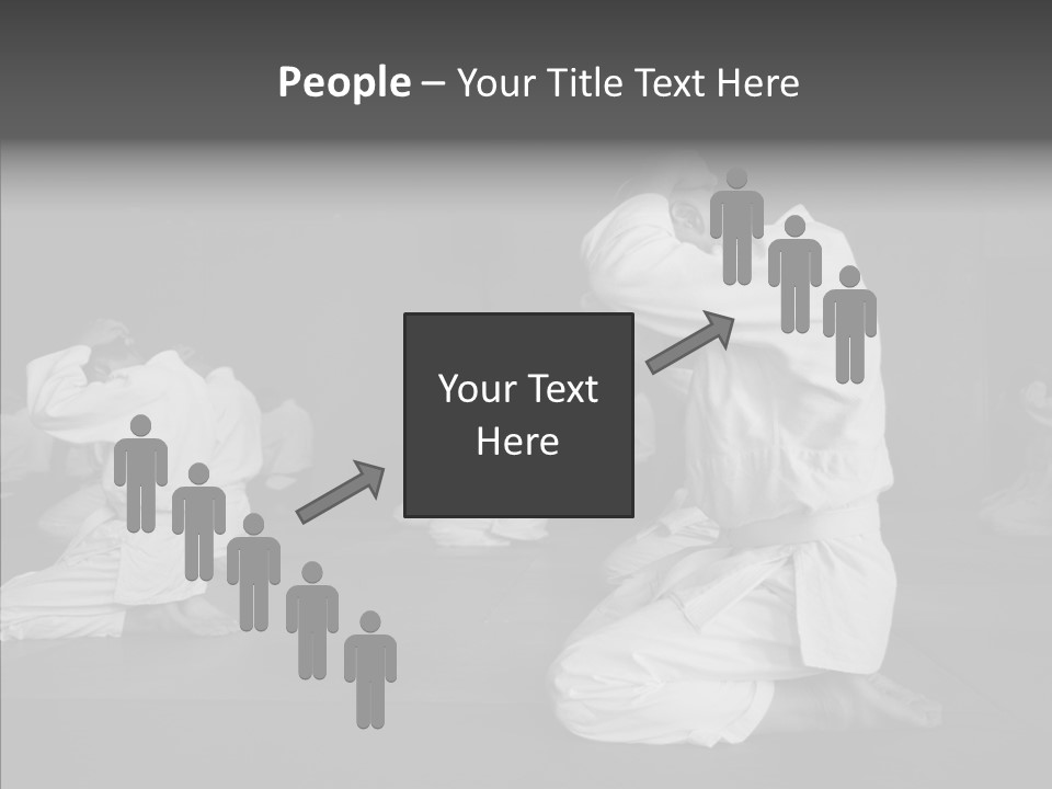 Mature Black Self PowerPoint Template