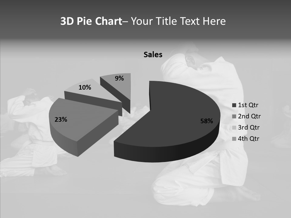 Mature Black Self PowerPoint Template