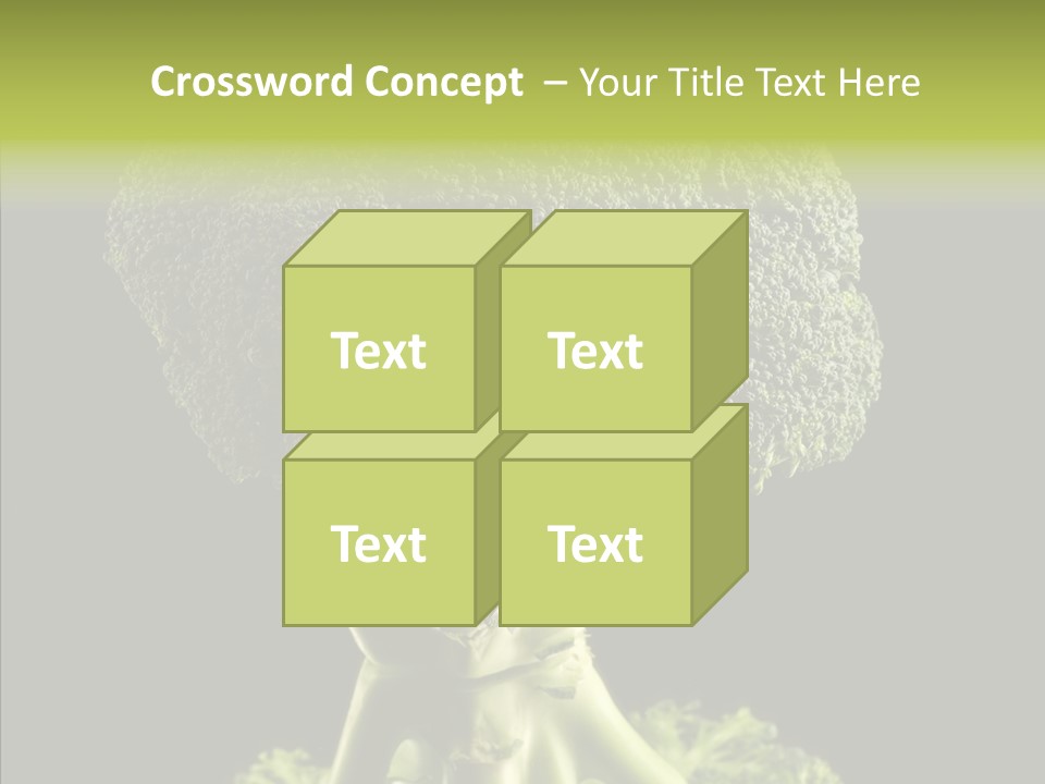 Veggies Black Healthy PowerPoint Template