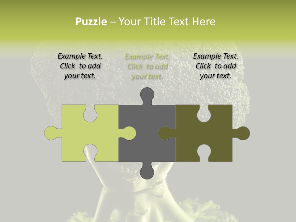 Veggies Black Healthy PowerPoint Template