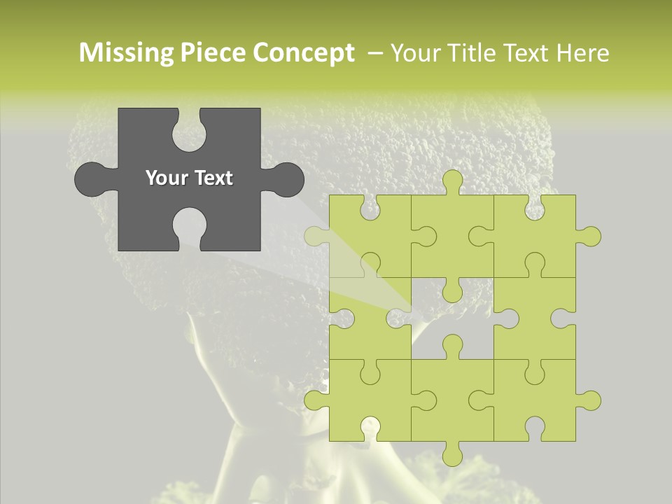 Veggies Black Healthy PowerPoint Template